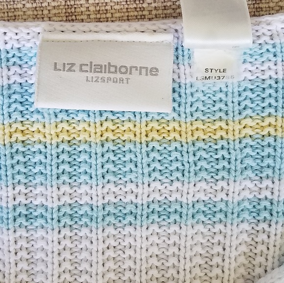 Liz Claiborne LizSport Knit Sweater Large - Picture 3 of 4